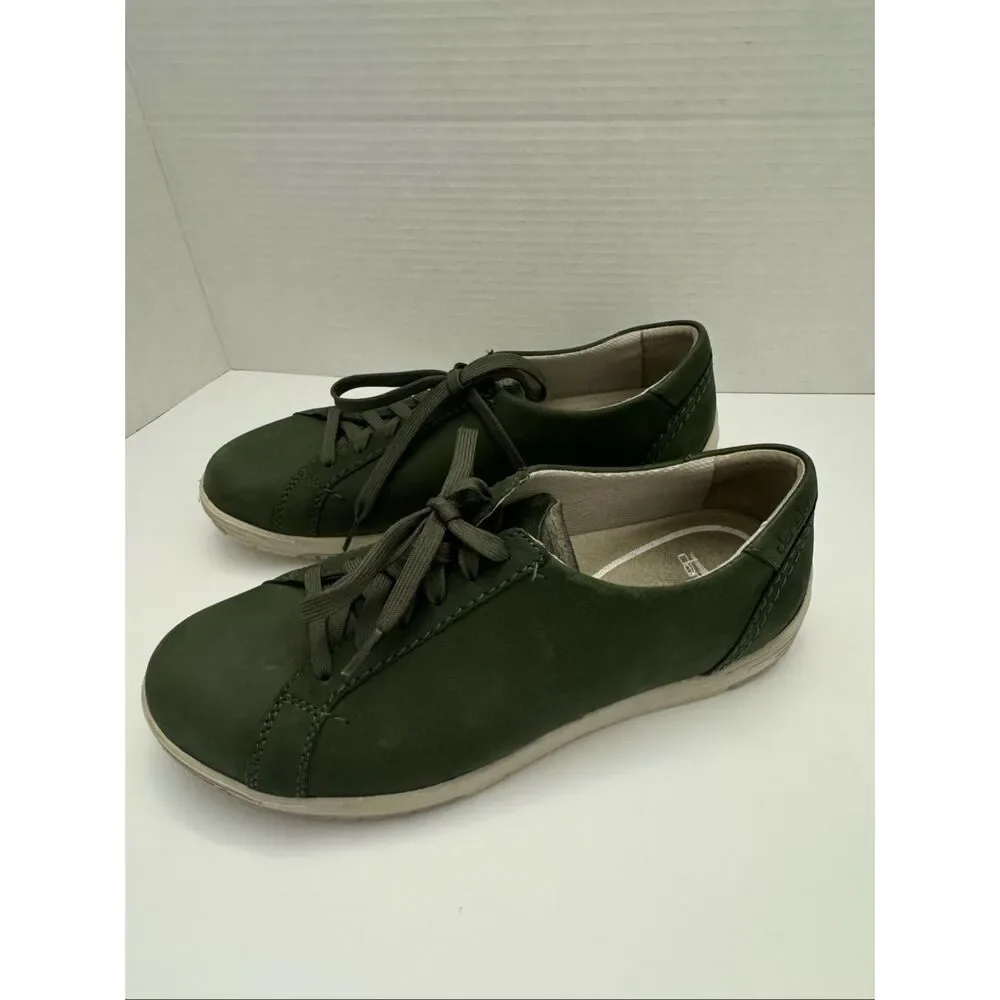 Dansko Leela Moss Waterproof Leather Sneakers Size 41 = US 10.5-11 Women’s
